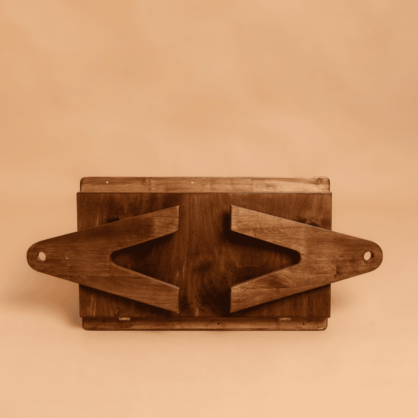 FlexiDesk - Foldable Laptop Table | Solid Wood & 3 level height adjustable laptop table with storage