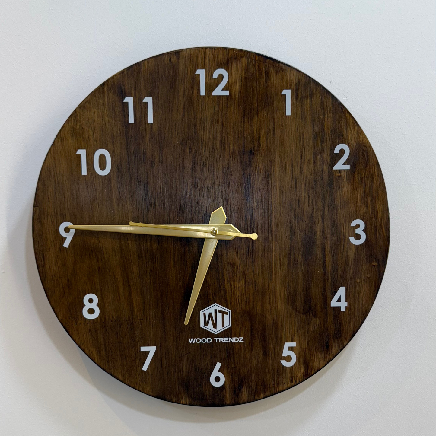 Round Wall Clock – Wooden Wall Clock for Home & Office